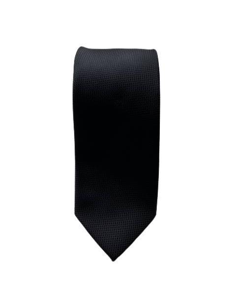Cravata negru uni
