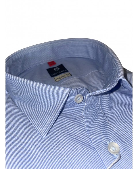 Cămașă Genarte cu dungute bleu REGULAR