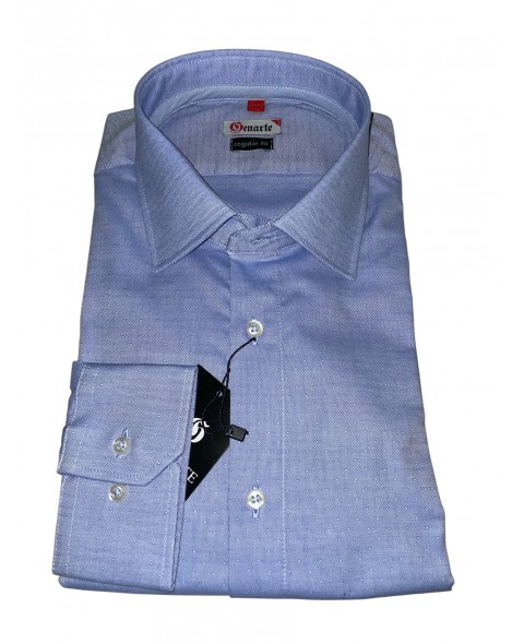 Cămașă bărbaţi bleu insertie REGULAR
