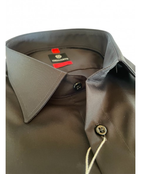 Cămașă bărbaţi negru SLIM