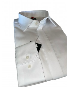 Cămașă albă cu nasturi acoperiti OXFORD REGULAR