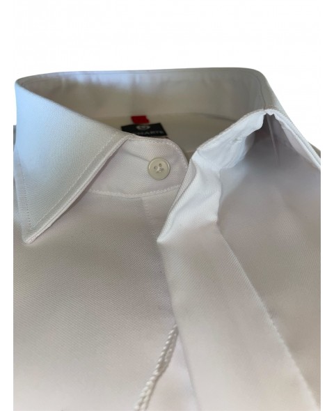 Cămașă albă cu nasturi acoperiti OXFORD SLIM